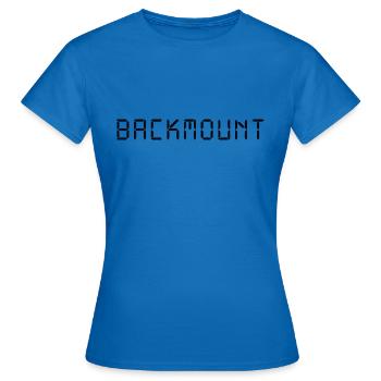 MONTAGE ARRIÈRE - T-shirt Femme - bleu royal - Devant - AI Model Female 172 dark (172cm)