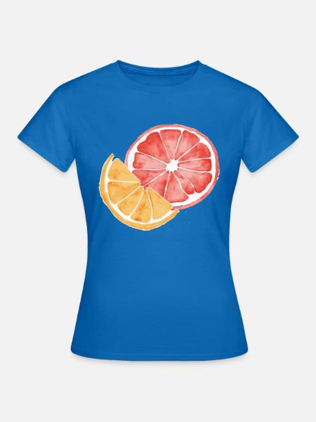 Obst - Frauen T-Shirt - Royalblau