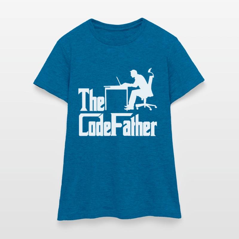 The Codefather Programmer Coder Developer Software Frauen T-Shirt