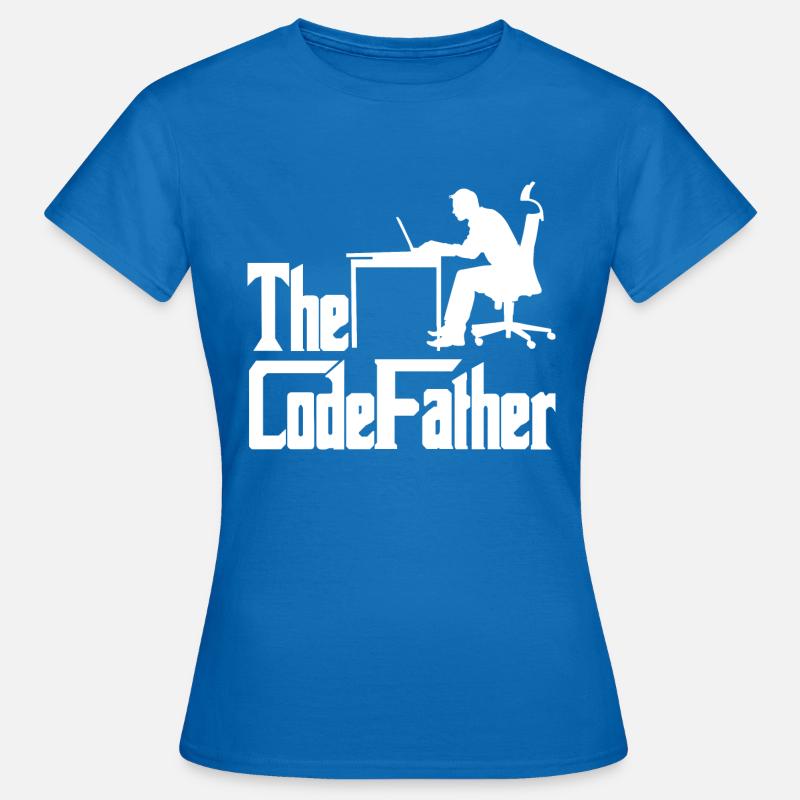 The Codefather Programmer Coder Developer Software - Frauen T-Shirt - Royalblau