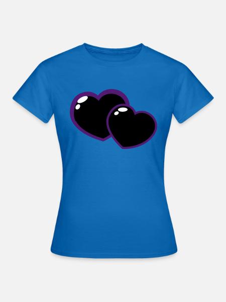 Cœur - T-shirt Femme - bleu royal