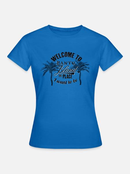 bantu island - Frauen T-Shirt - Royalblau
