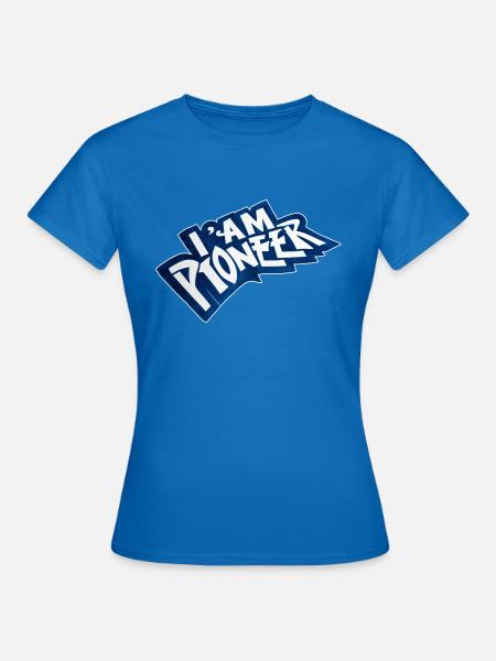 Ich bin ein Pionier - Frauen T-Shirt - Royalblau