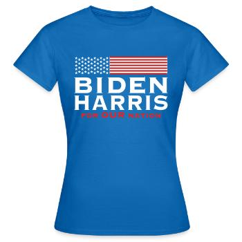Votez Biden Harris - T-shirt Femme - bleu royal - Devant - AI Model Female 172 dark (172cm)