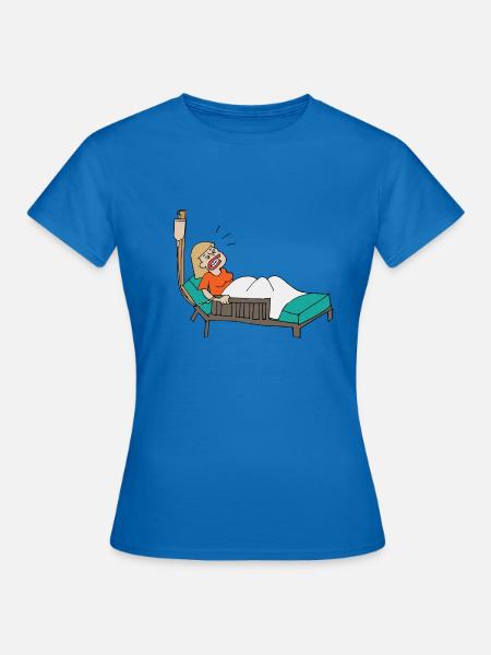 Krankenhaus Patient - Frauen T-Shirt - Royalblau