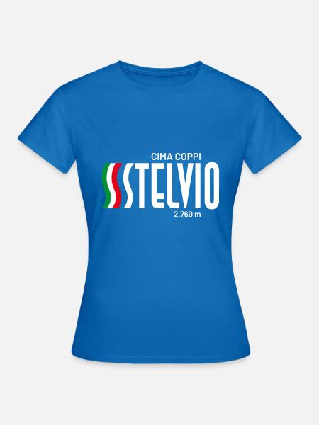 10 stelvio2 - Frauen T-Shirt - Royalblau
