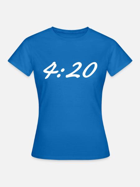 420 weis - Frauen T-Shirt - Royalblau