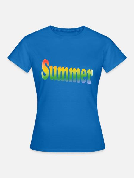 Vöran - Sommer - Frauen T-Shirt - Royalblau