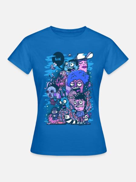 Blaues Projekt - Frauen T-Shirt - Royalblau