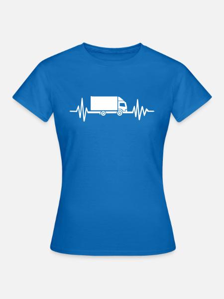 LKW - Frauen T-Shirt - Royalblau