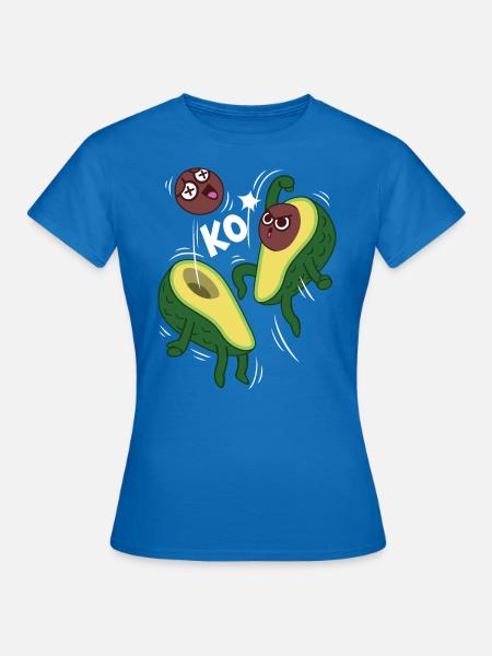 Avocado gegen Avocado - Frauen T-Shirt - Royalblau