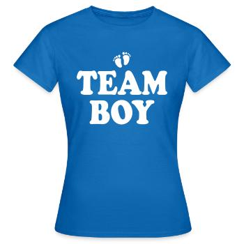 Team boy - T-shirt Femme - bleu royal - Devant - AI Model Female 172 dark (172cm)