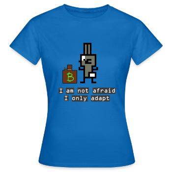 Kaninchen-Dieb - Frauen T-Shirt - Royalblau - Vorne - AI Model Female 172 dark (172cm)