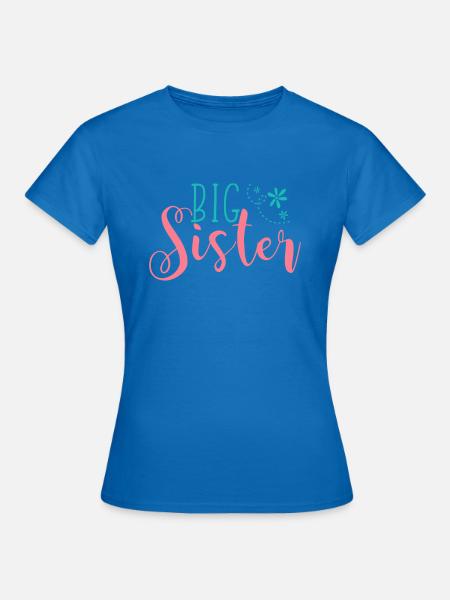 Big Sister - Frauen T-Shirt - Royalblau