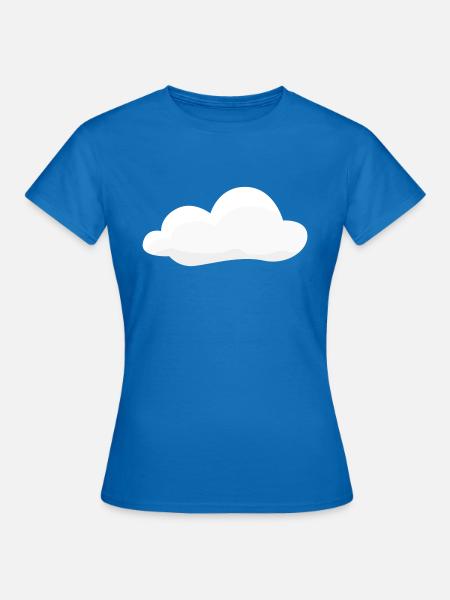 Wolke - Frauen T-Shirt - Royalblau