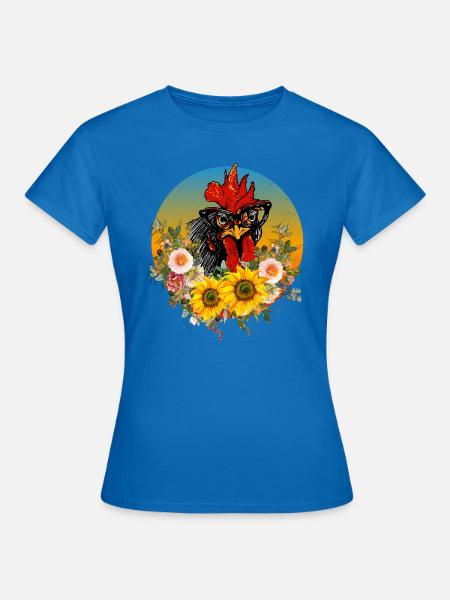 Süße Henne - Frauen T-Shirt - Royalblau