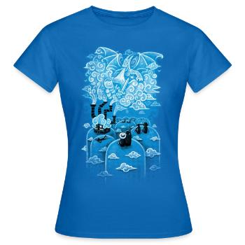 Cloud Concert - T-shirt Femme - bleu royal - Devant - AI Model Female 172 dark (172cm)