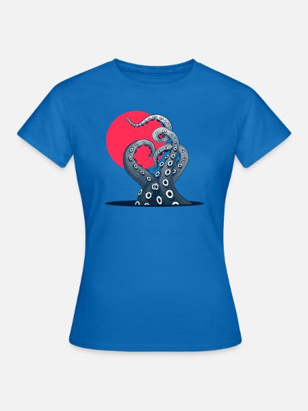 Oktopus Tentakel - Frauen T-Shirt - Royalblau