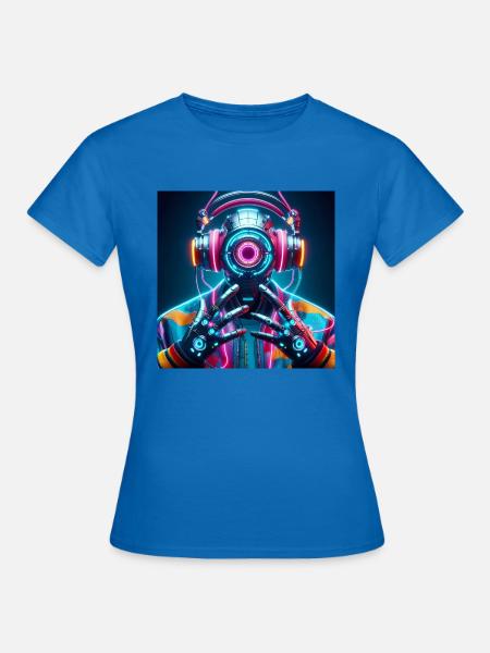 Freistil Space Design - Frauen T-Shirt - Royalblau
