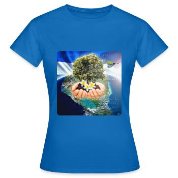 Rettet euch Nicaragua - Frauen T-Shirt - Royalblau - Vorne - AI Model Female 172 dark (172cm)