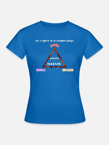 Makuku Matatu - Tradition Kongo - Frauen T-Shirt - Royalblau