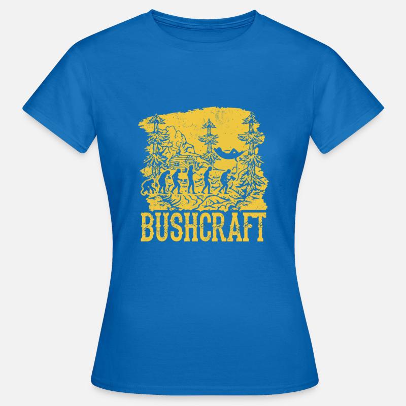 Bushcraft Survival Hammocking Evolution - T-shirt Femme - bleu royal