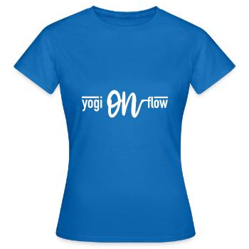 yogi sur l'écoulement - T-shirt Femme - bleu royal - Devant - AI Model Female 172 dark (172cm)