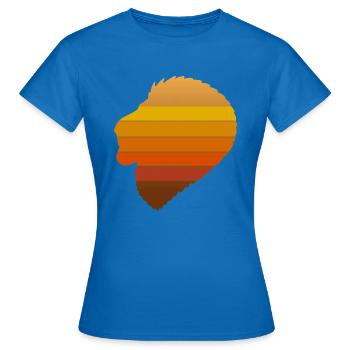 Fond profil N°3 - T-shirt Femme - bleu royal - Devant - AI Model Female 172 dark (172cm)