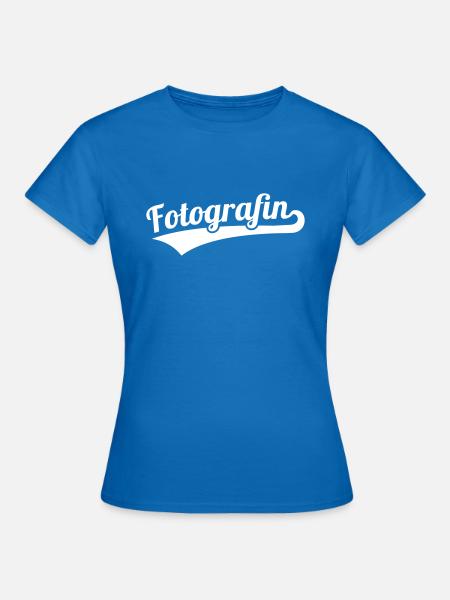 Fotografin - Frauen T-Shirt - Royalblau