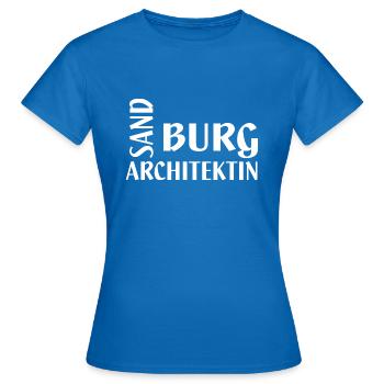 Sandburg-Architektin - Frauen T-Shirt - Royalblau - Vorne - AI Model Female 172 dark (172cm)