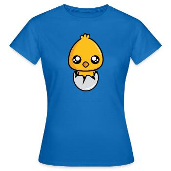 Kücken sort de l'œuf! - T-shirt Femme - bleu royal - Devant - AI Model Female 172 dark (172cm)