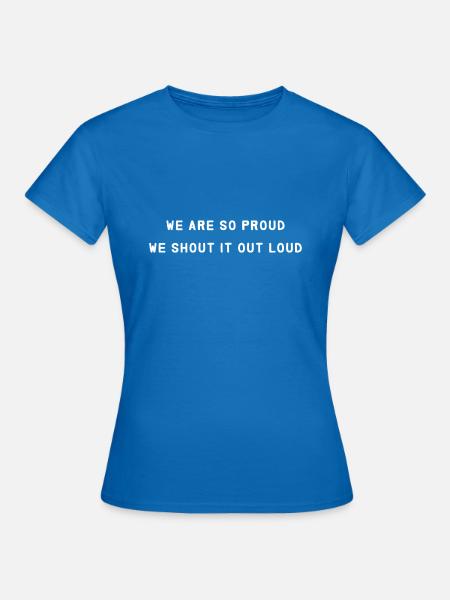 Marching On - Women's T-Shirt - royal blue