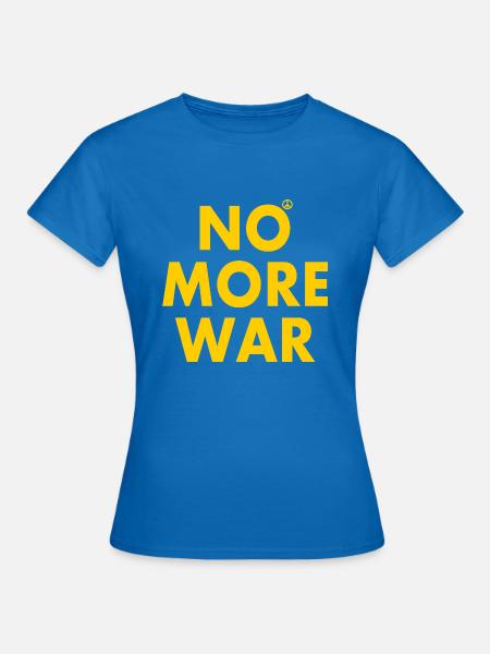 No more war - Frauen T-Shirt - Royalblau