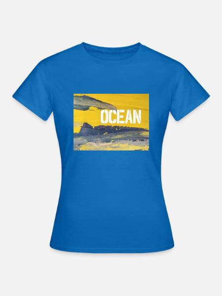 ocean - Frauen T-Shirt - Royalblau