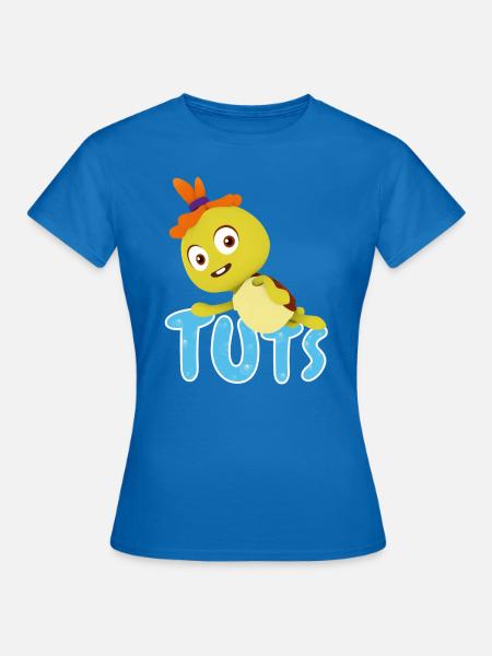 Maari - Abenteuer Am Riff Schildkröte Tuts - Frauen T-Shirt - Royalblau