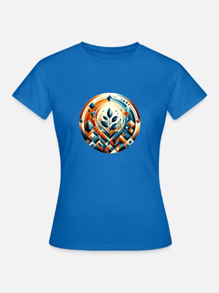 DigitEden - Frauen T-Shirt - Royalblau