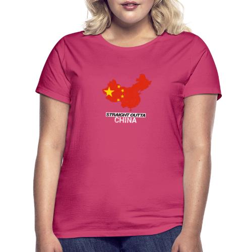Straight Outta China country map - Women's T-Shirt