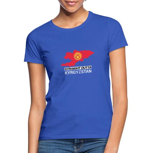 Straight Outta Kyrgyzstan country map - Women's T-Shirt