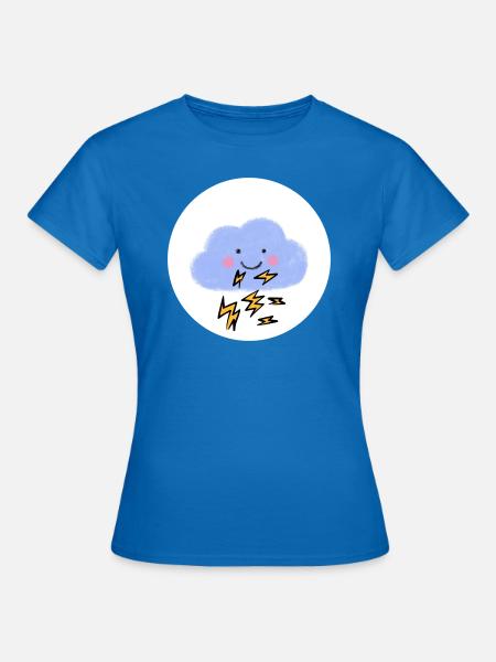 Glücksbärchis,kostüm,Blitz, Donner, Gewitter - Frauen T-Shirt - Royalblau
