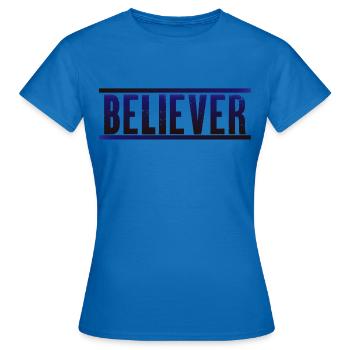 Croyant Faire confiance Foi Je sais ce que je sais don - T-shirt Femme - bleu royal - Devant - AI Model Female 172 dark (172cm)