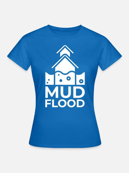 Evidenz der Schlammflut weltweit - Frauen T-Shirt - Royalblau