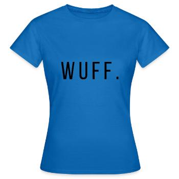 Quotes Wuff LSBTFRQ - Frauen T-Shirt - Royalblau - Vorne - AI Model Female 172 dark (172cm)