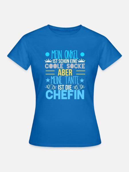 Onkel und Tante - Onkel und Tante Baby - Frauen T-Shirt - Royalblau