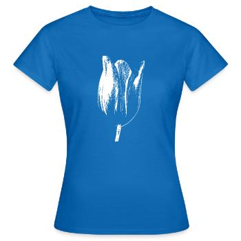 Tulipes Single - T-shirt Femme - bleu royal - Devant - AI Model Female 172 dark (172cm)