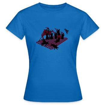 Floß der Medusa / medusas raft (2c) - Women's T-Shirt - royal blue - Front - AI Model Female 172 dark (172cm)