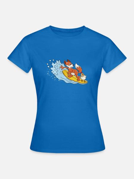 KOT UND GOUPI - Frauen T-Shirt - Royalblau