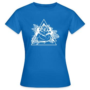 Rose Roses Rose Garden Jardinier - T-shirt Femme - bleu royal - Devant - AI Model Female 172 dark (172cm)