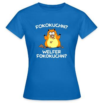 Fokokuchn? Welfer Fokokuchn? - Frauen T-Shirt - Royalblau - Vorne - AI Model Female 172 dark (172cm)