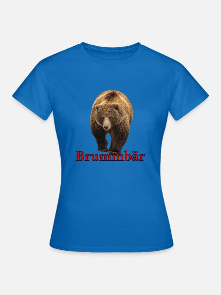 Brummbär - Frauen T-Shirt - Royalblau