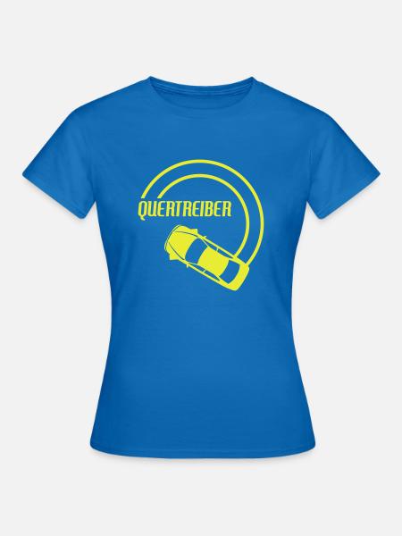 Quertreiber 1 - Frauen T-Shirt - Royalblau